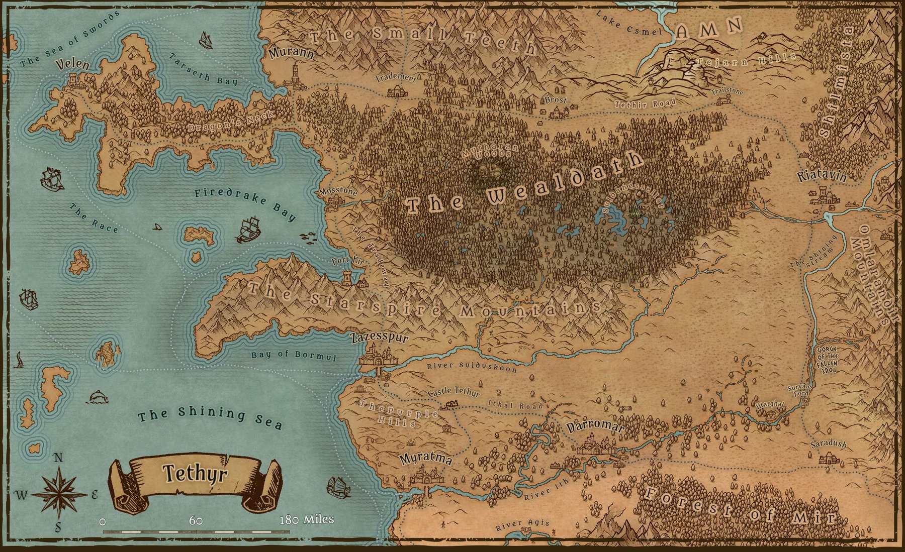 Tethyr, Faerun