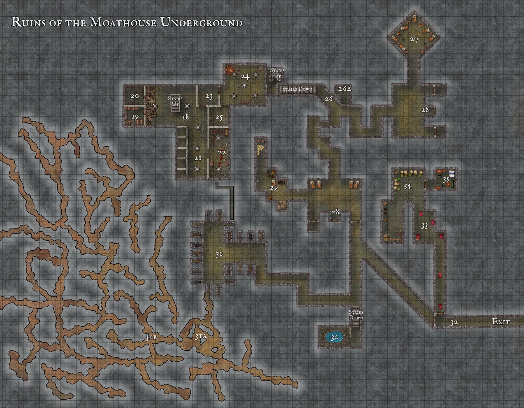 Ruined Moathouse Underground