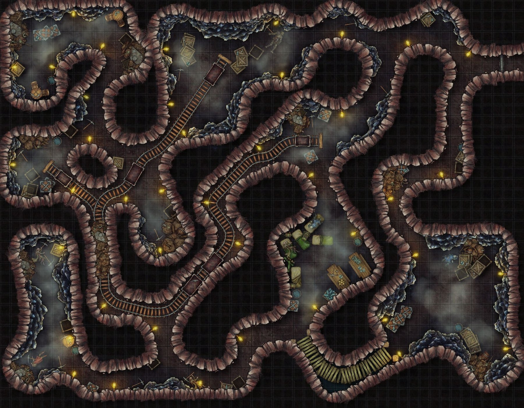 Black mine - upper levels