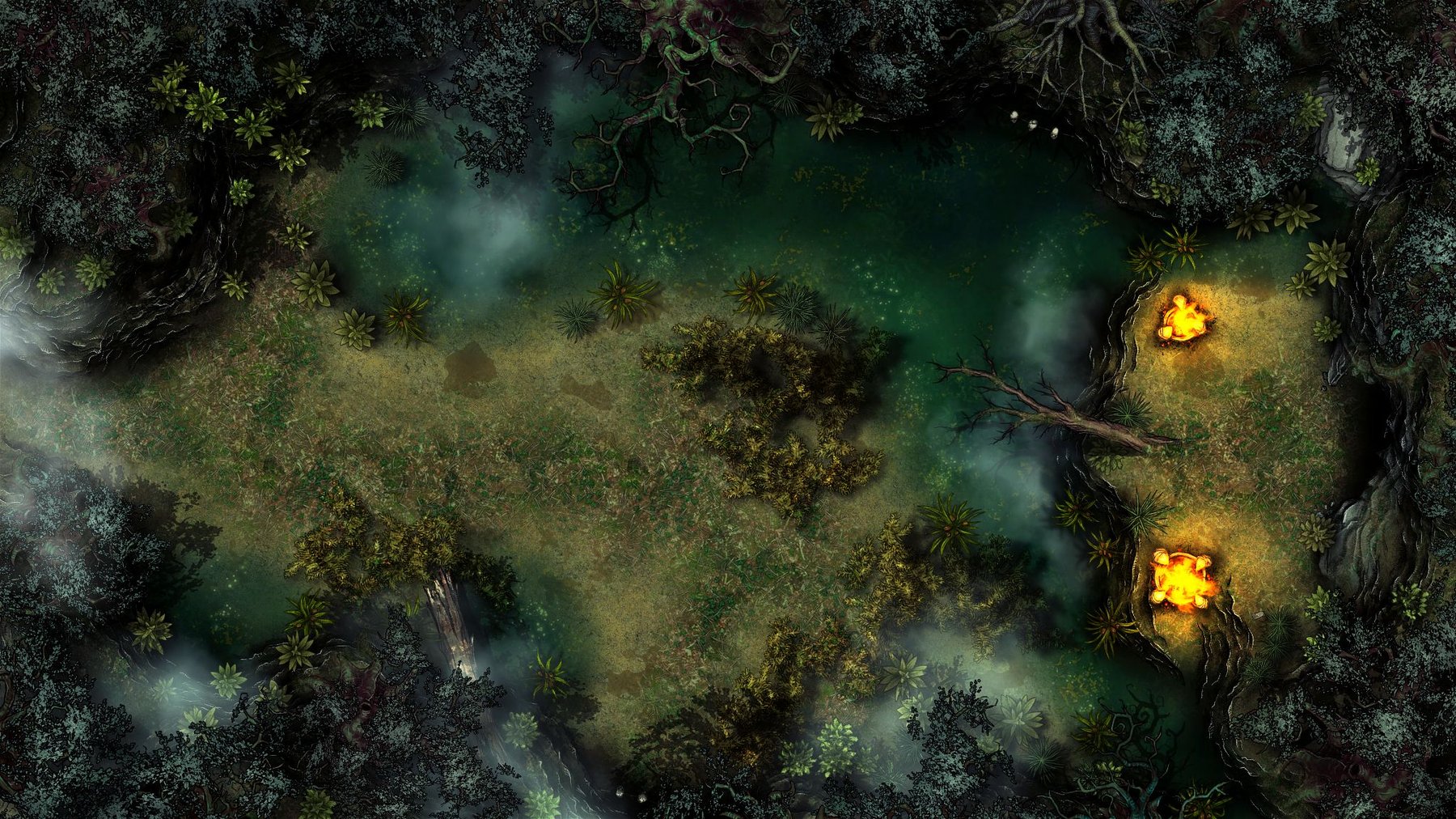 Hill swamp lair devoid