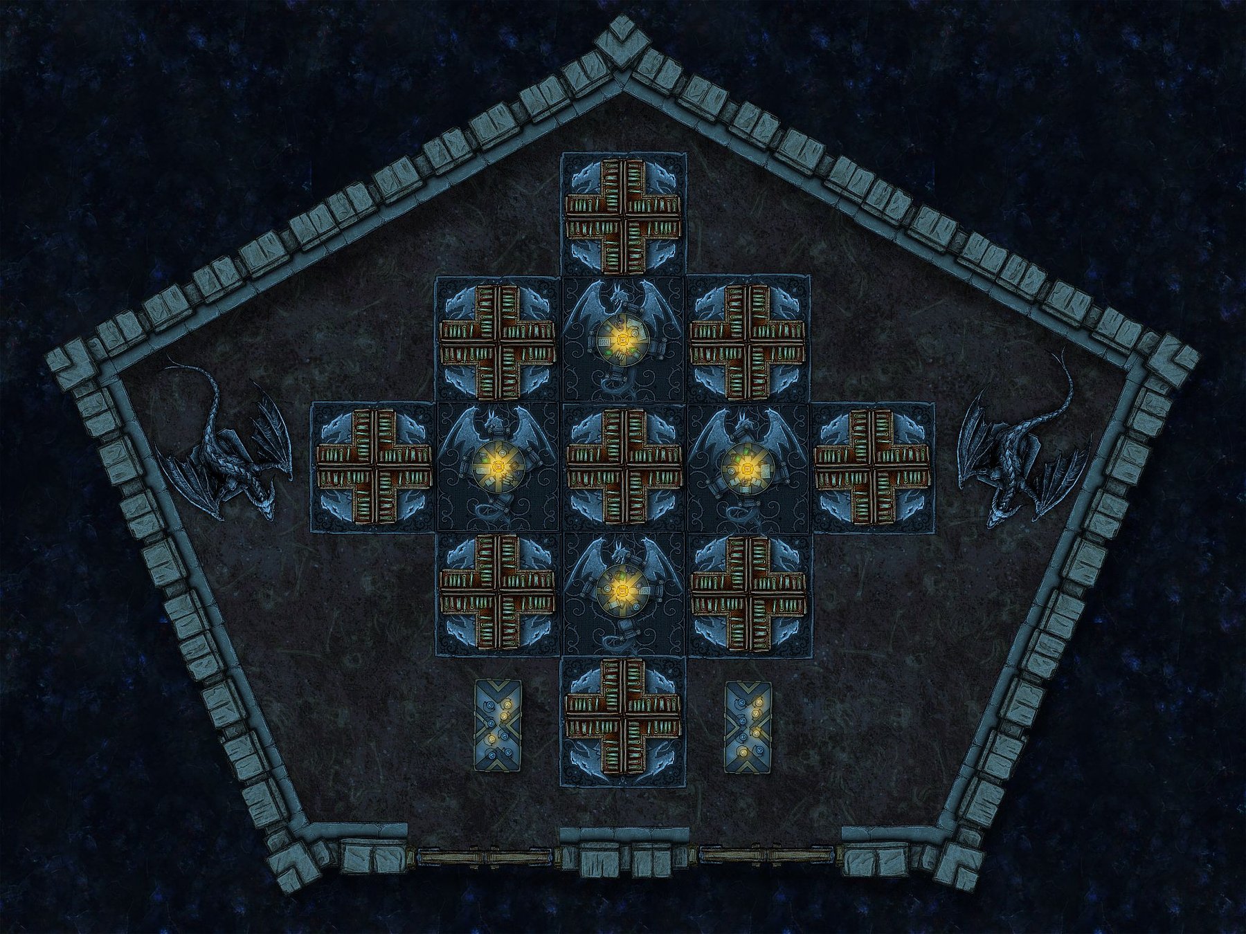 Duergar Underground Dungeon - The Library