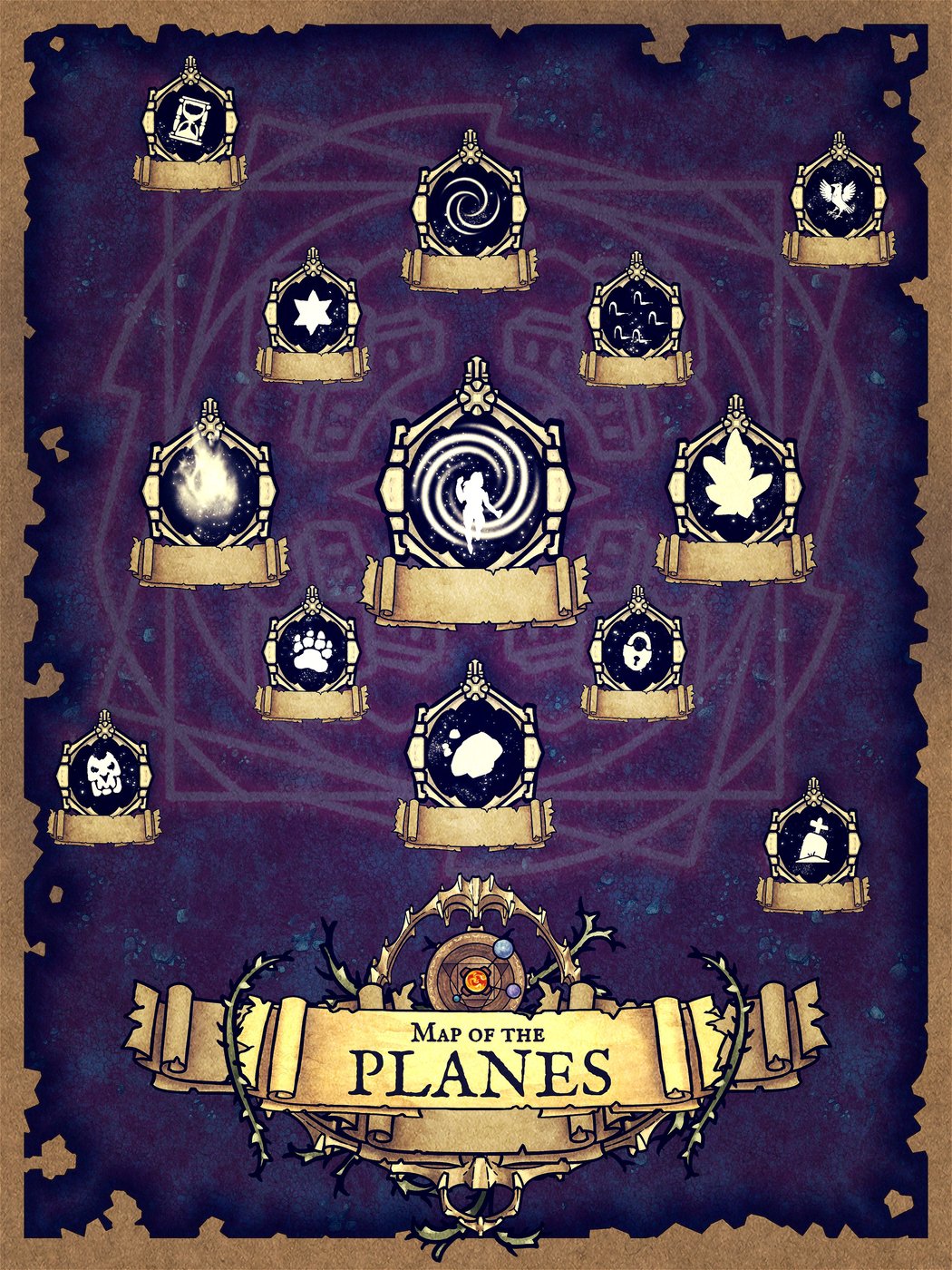 Map of the Planes Template