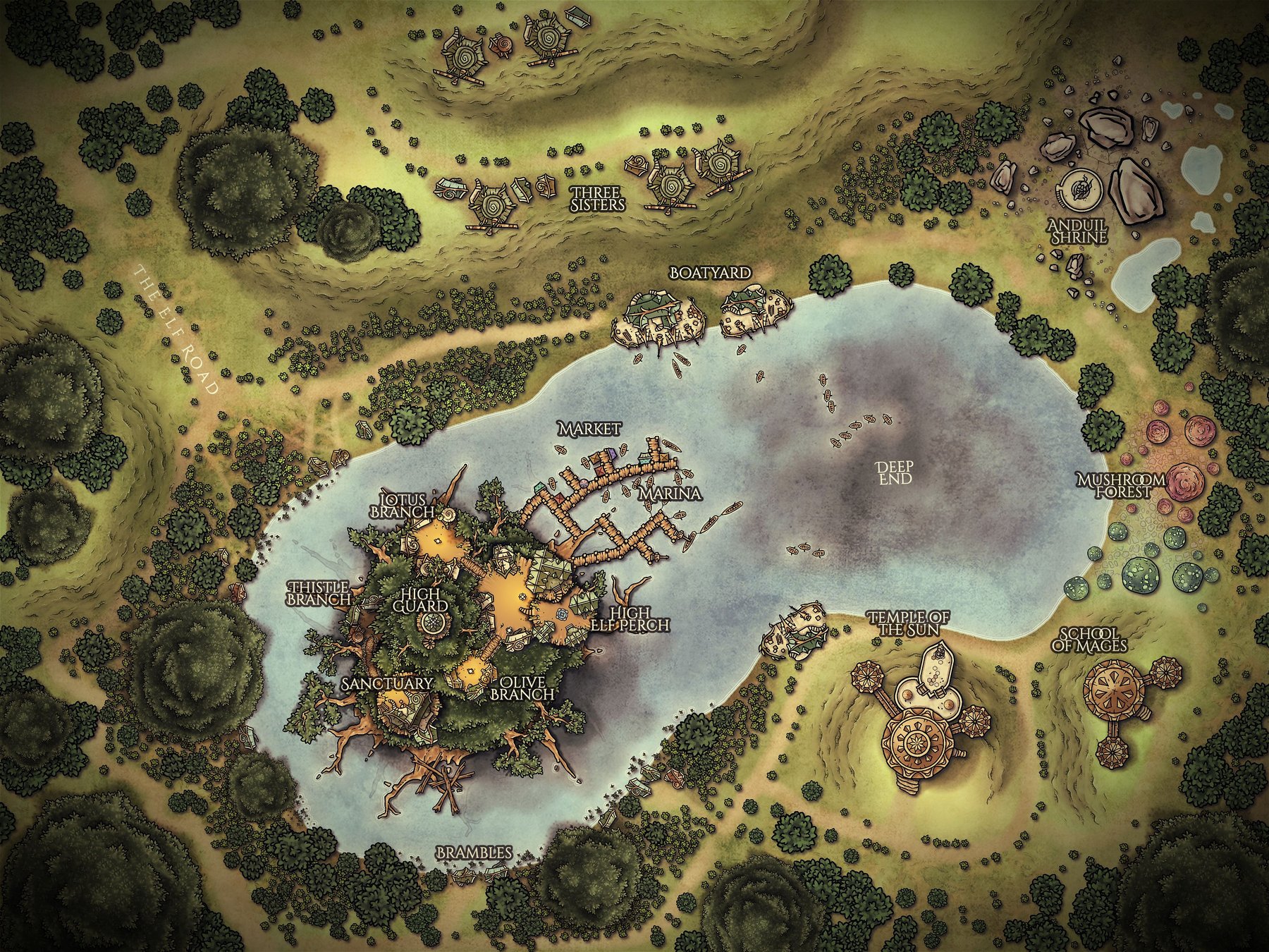 How to Create Elven Settlements