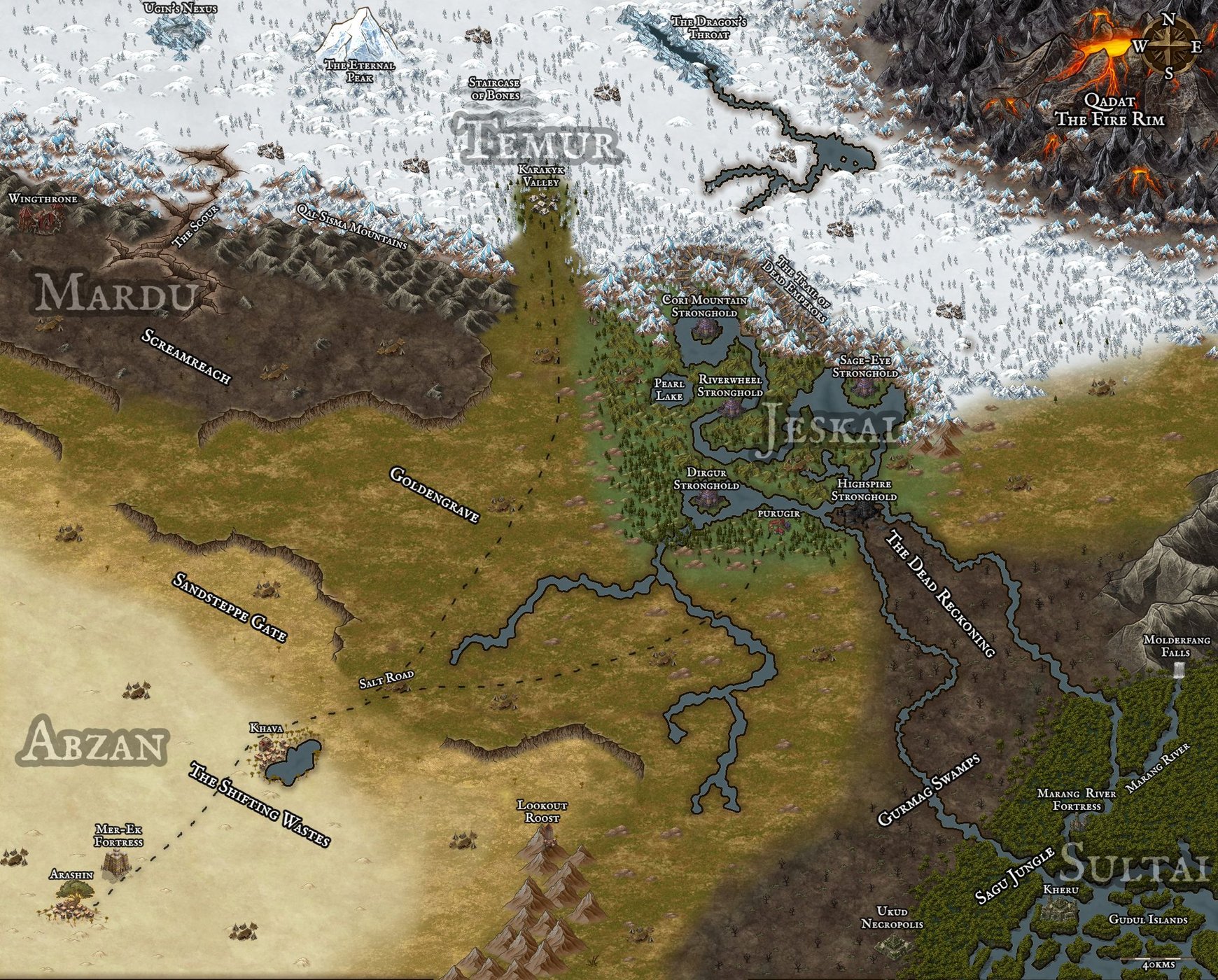 Khans of Tarkir - World Map IV