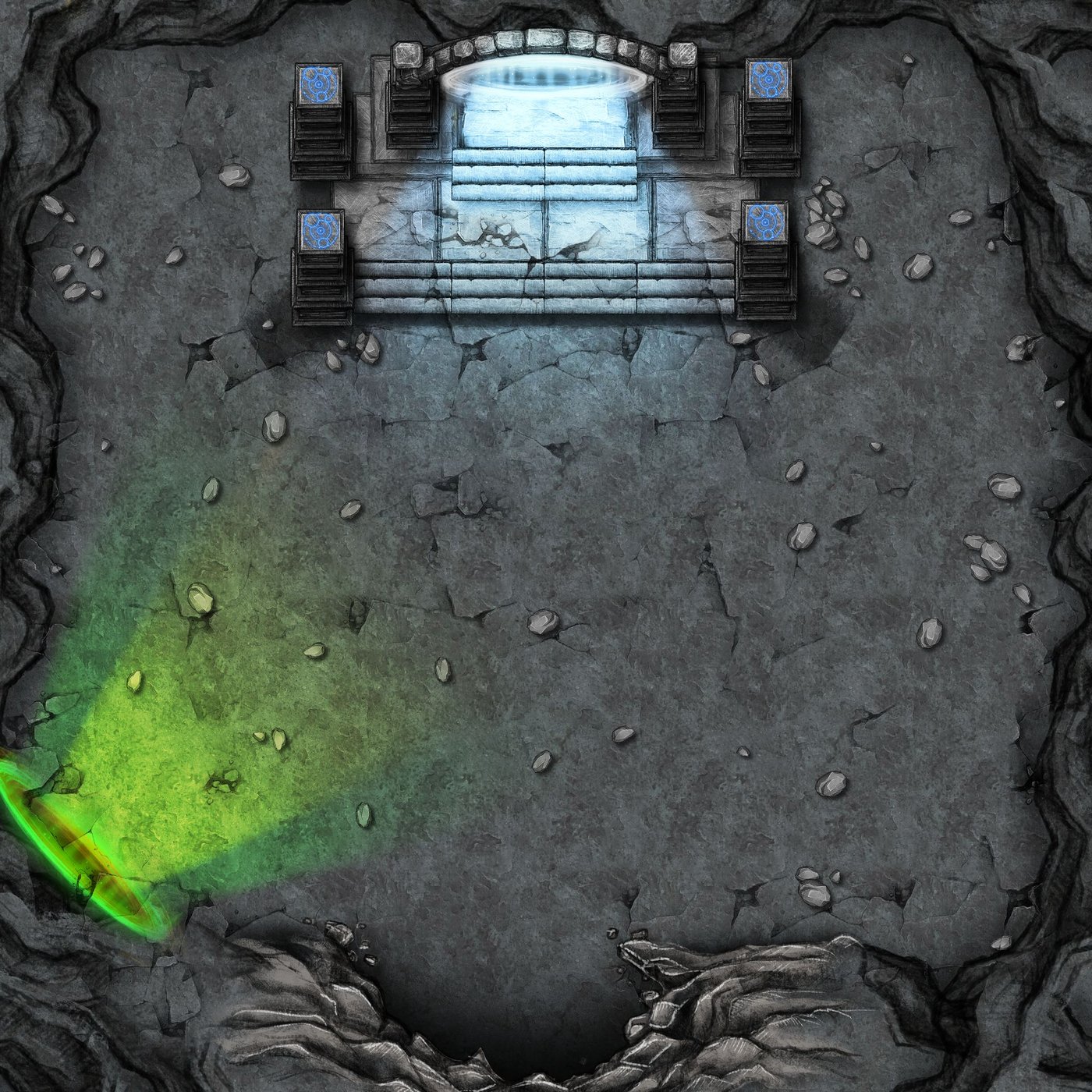 Chapter 7: Escape from the Underdark (portal map)