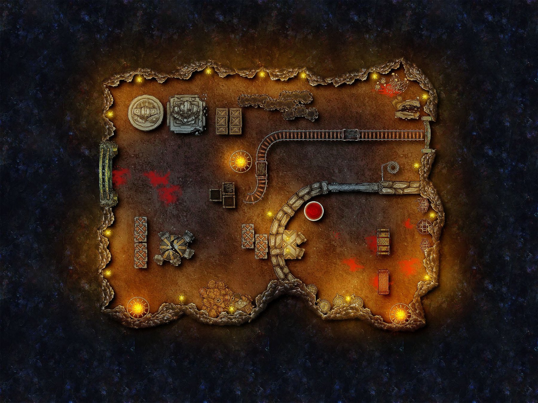 Duergar Underground Dungeon - Entrance + Torture Chamber