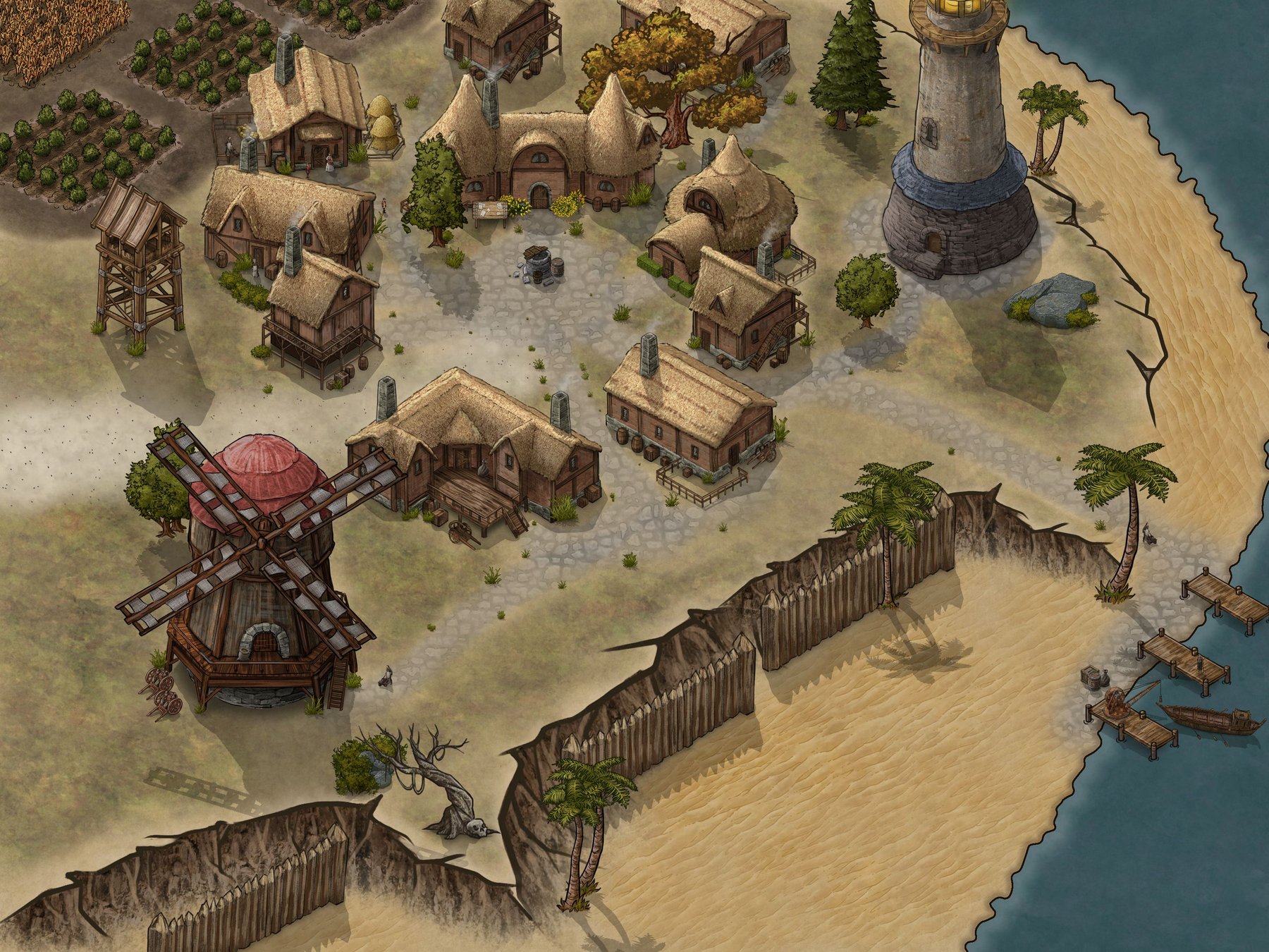 coastal town