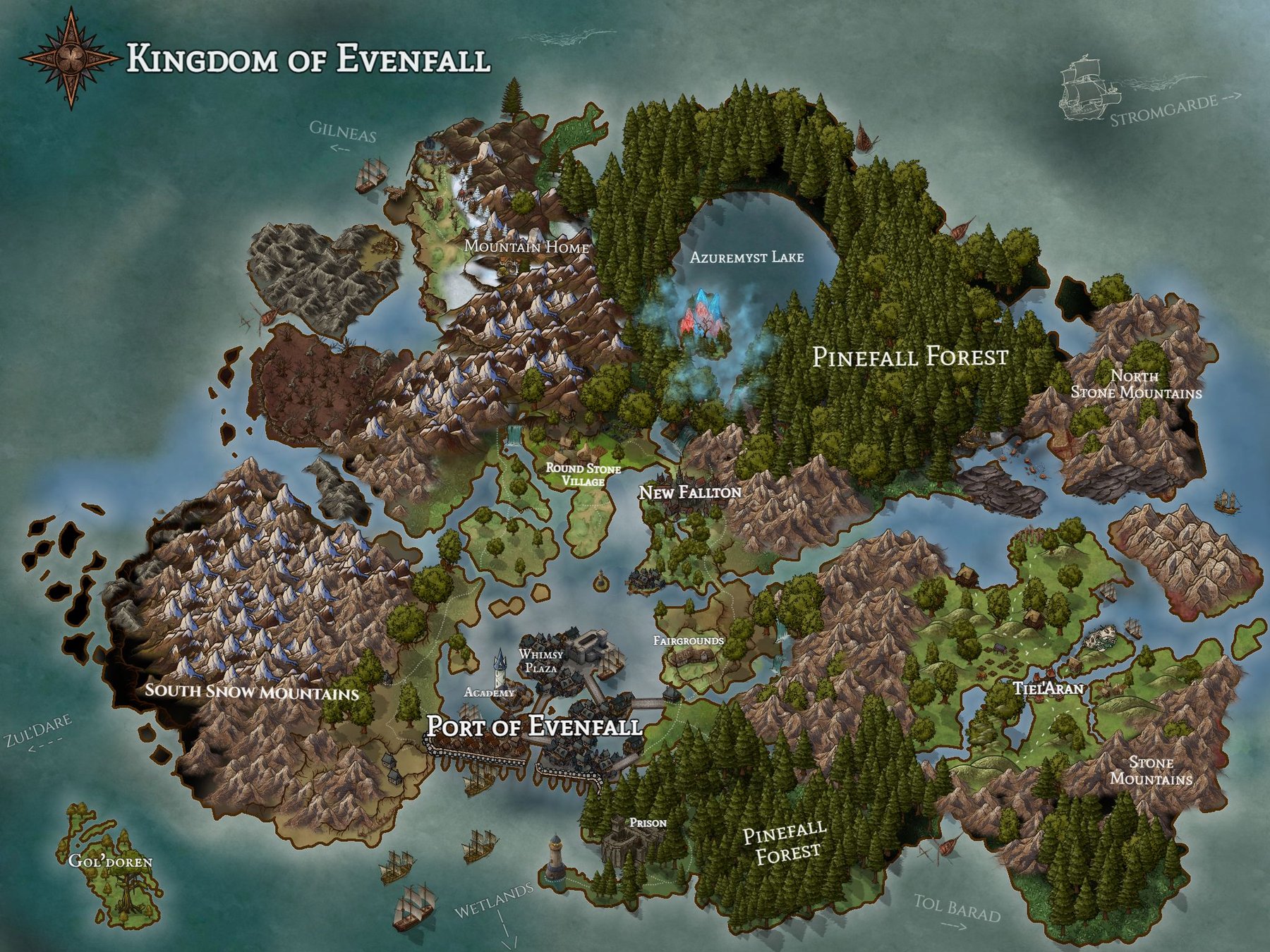 Evenfall Isles - 5 years later