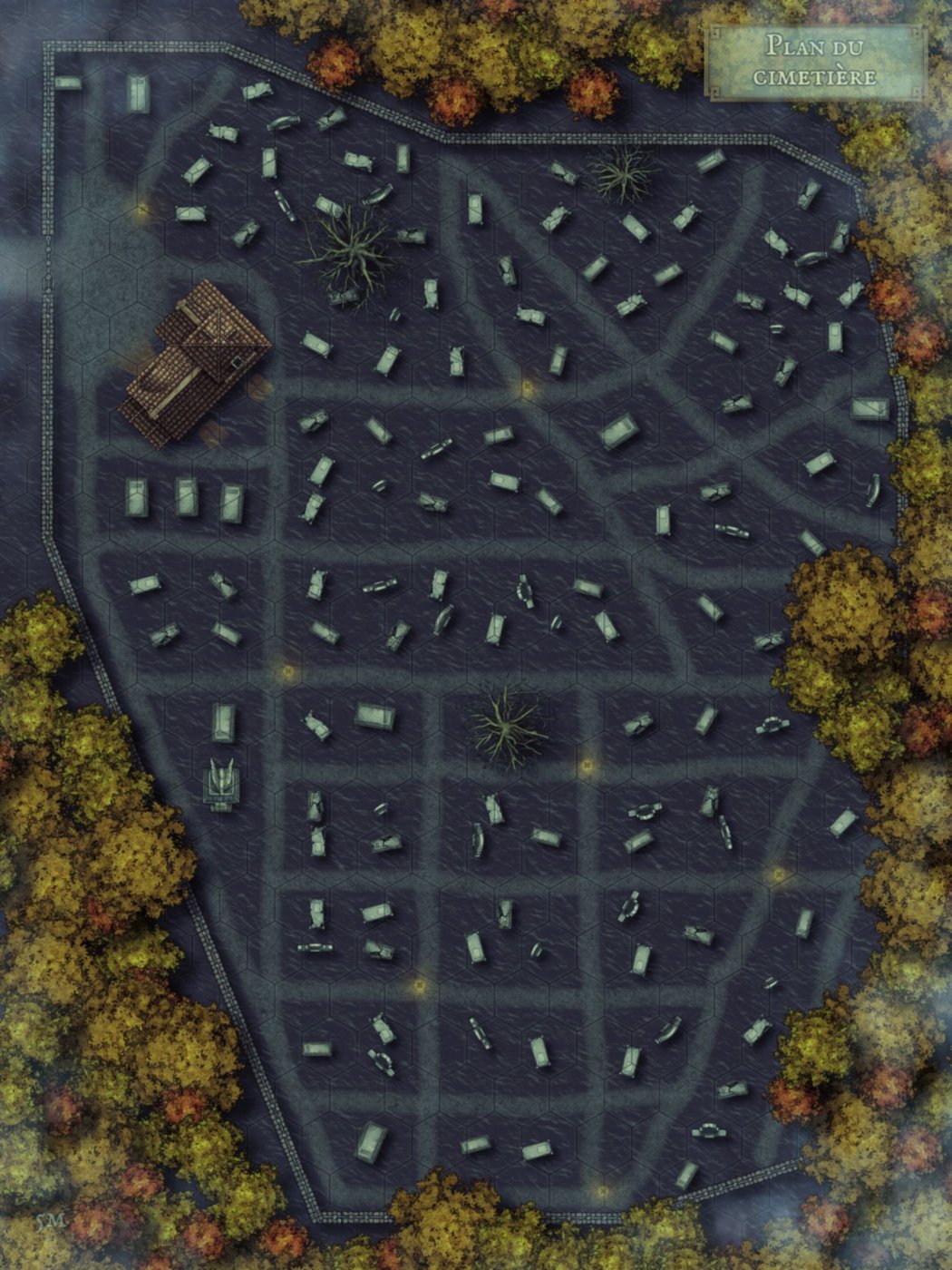 Scénario 3 : Plan du cimetière