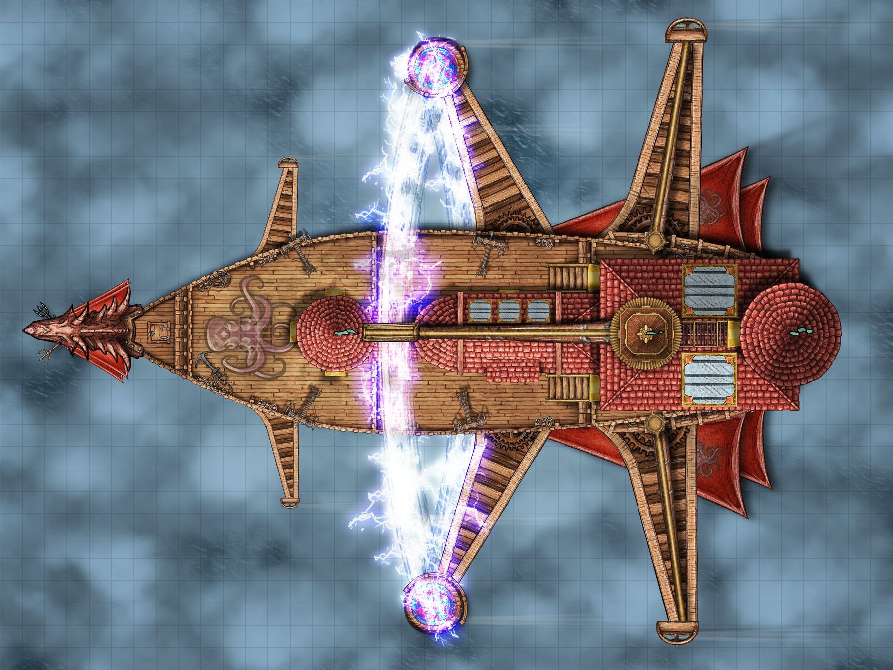 Spelljammer Lyrandar Airship