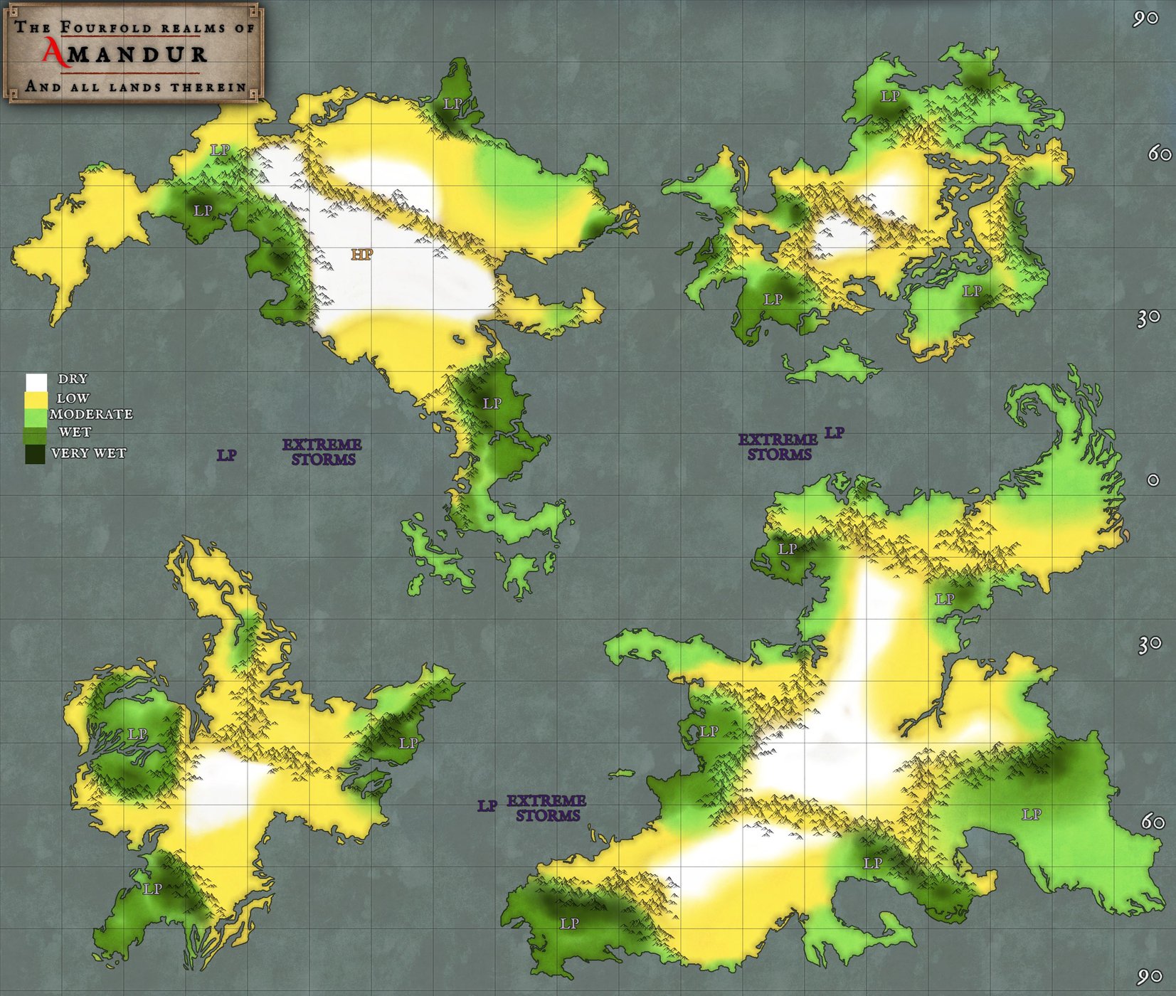 World Map Precipitation 2