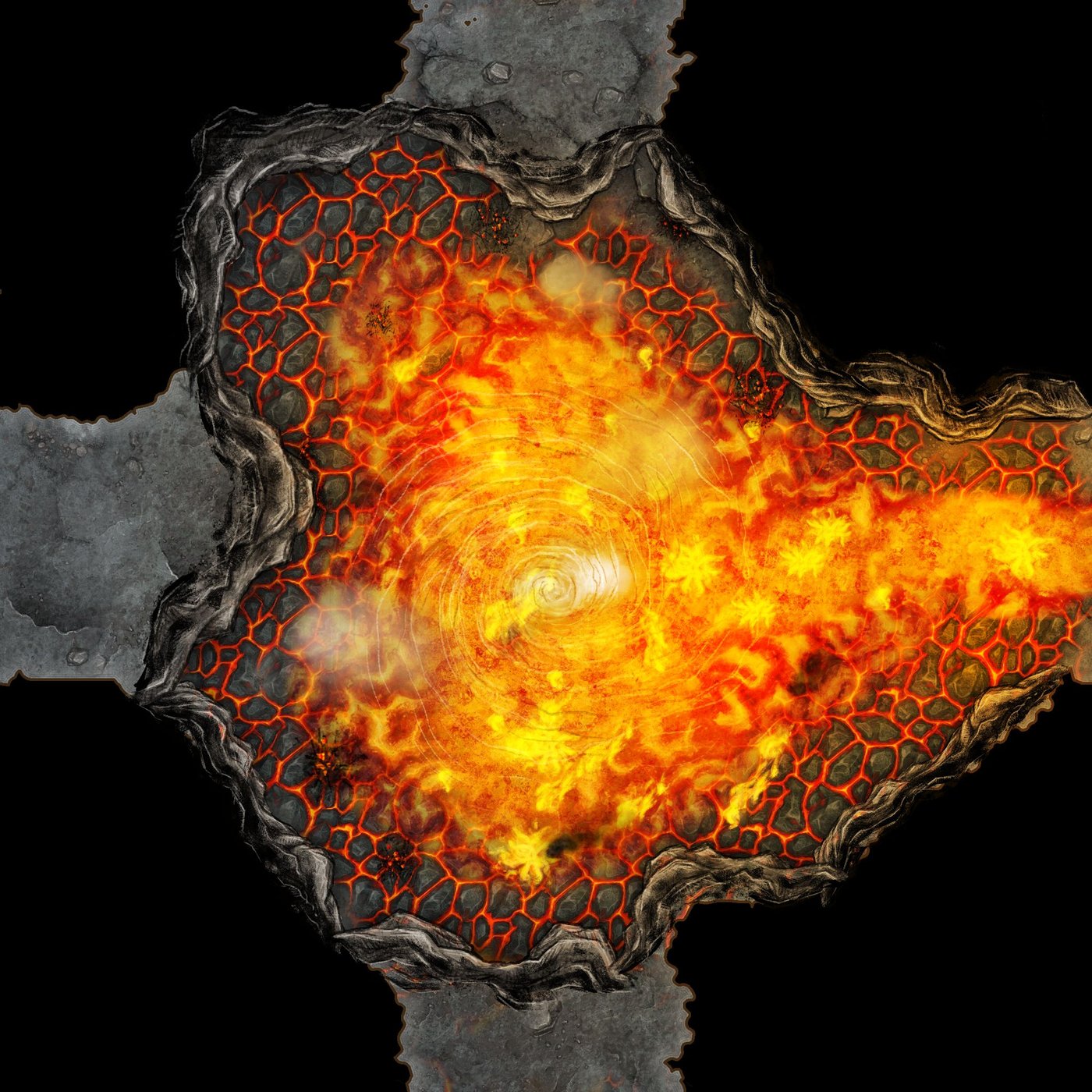 Cavern Tile 13 (lake of fire)