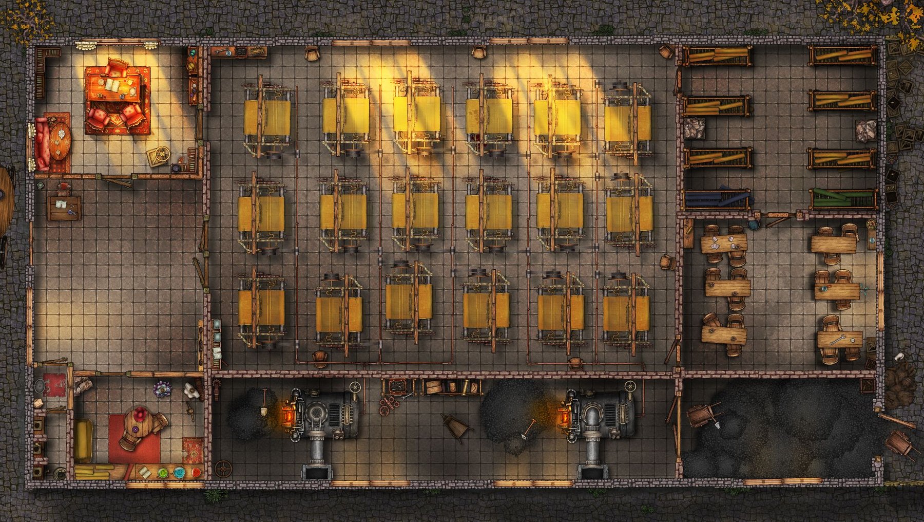 Power Loom Textile Factory