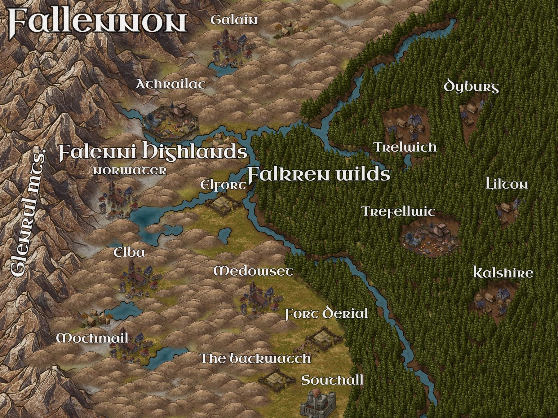 Map of Falennon (copy)