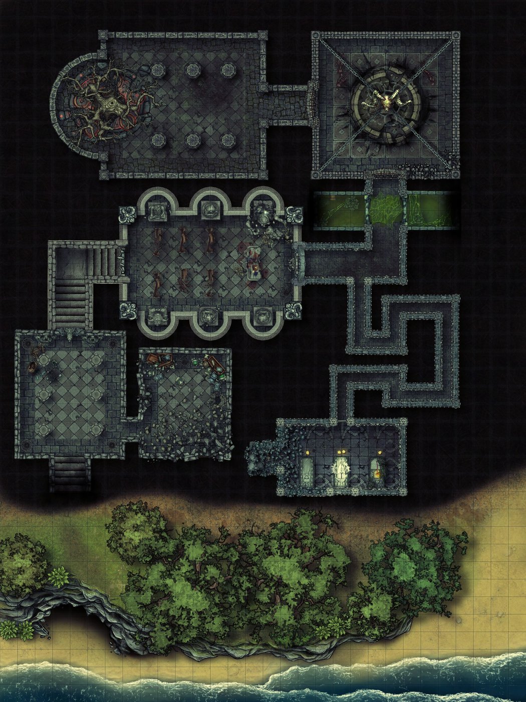 Coastal dungeon