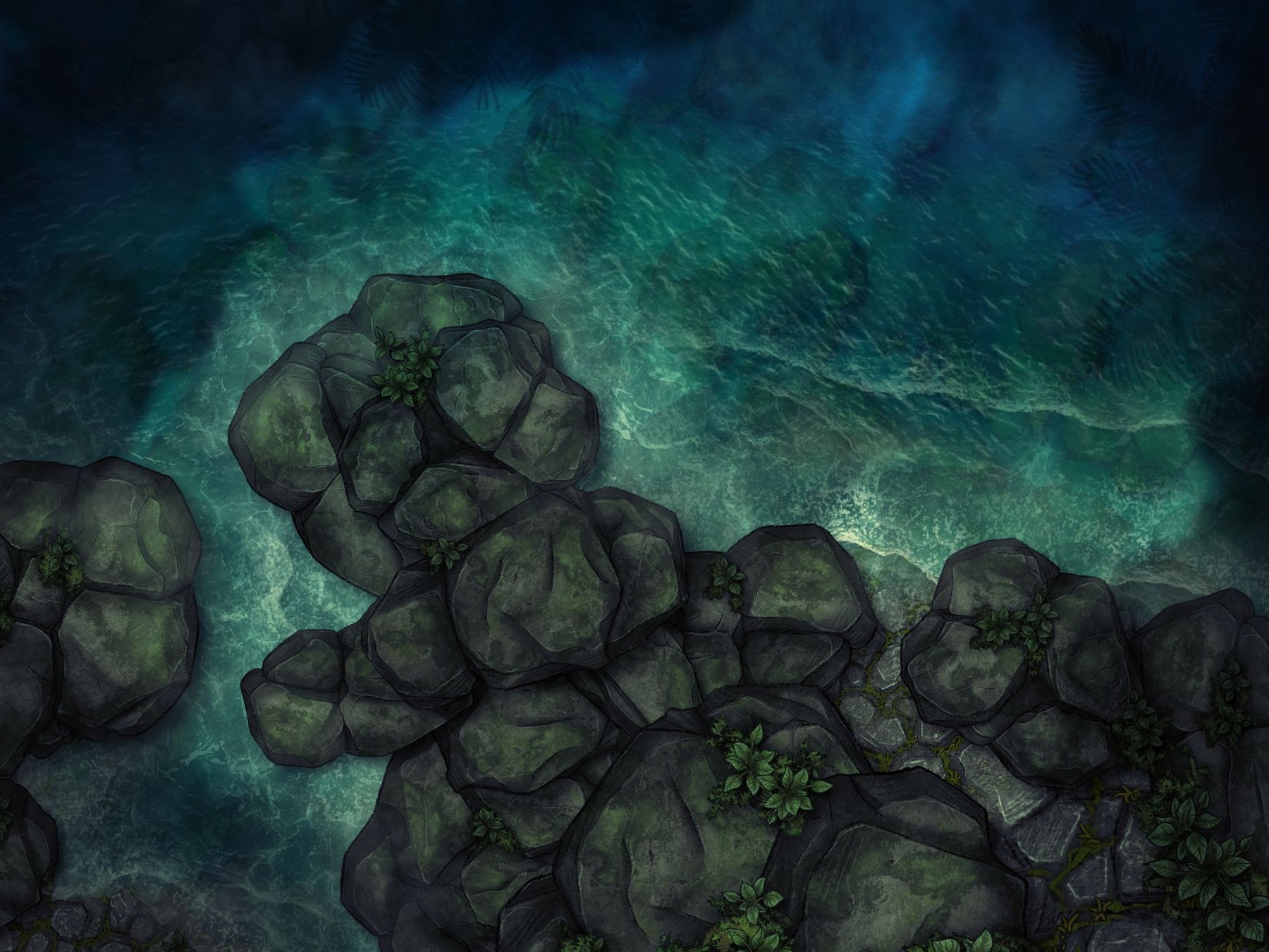 Cenote / Underground Lake Shore
