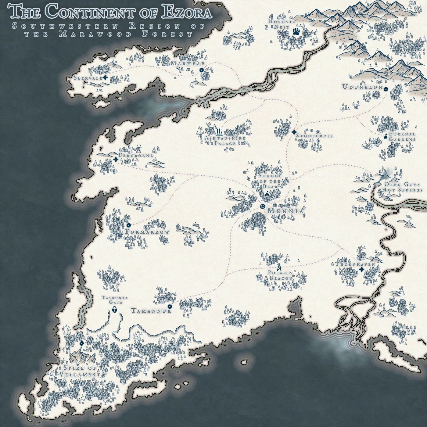 Southwestern Region of the Marawood Forest