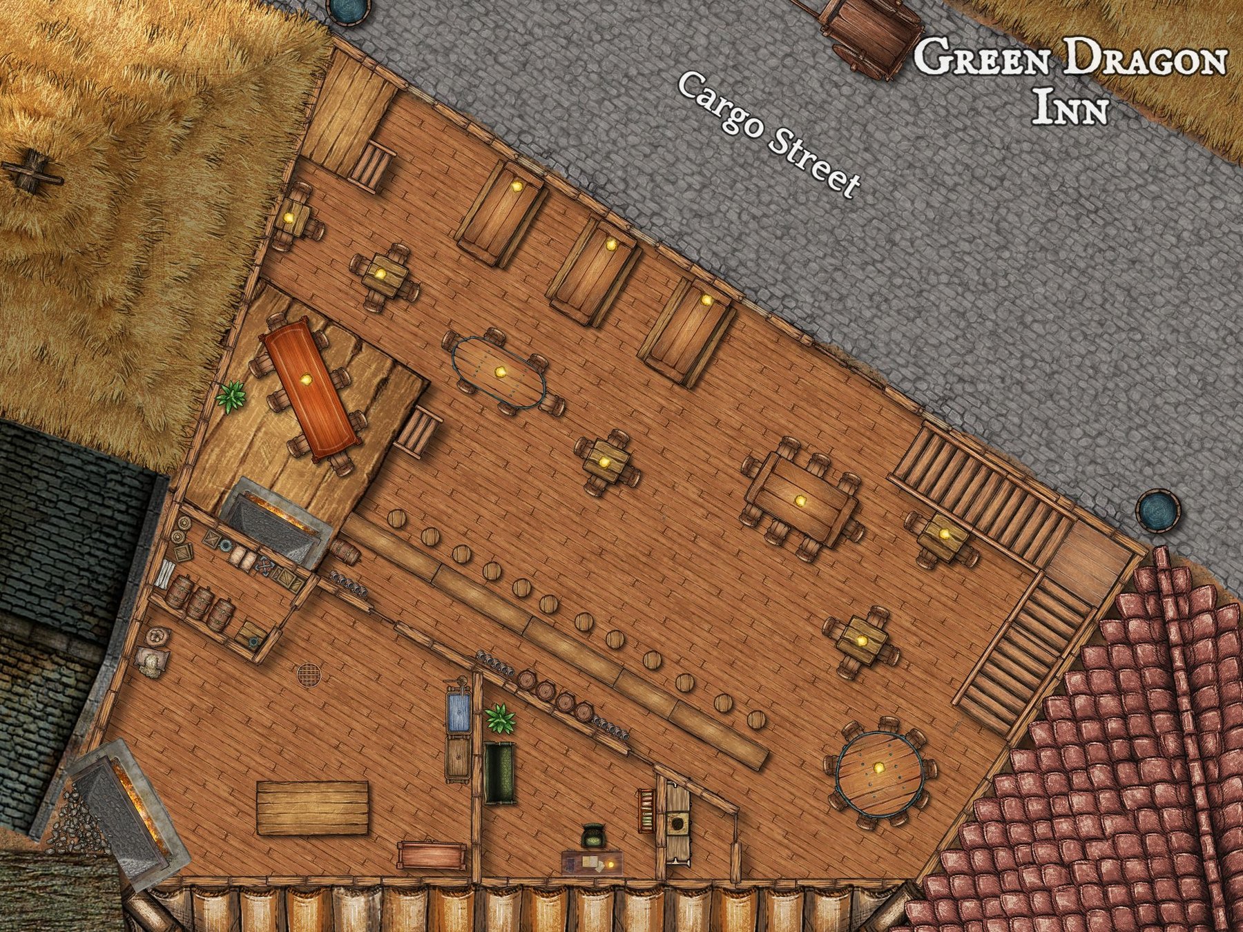 Green Dragon Inn, City of Greyhawk