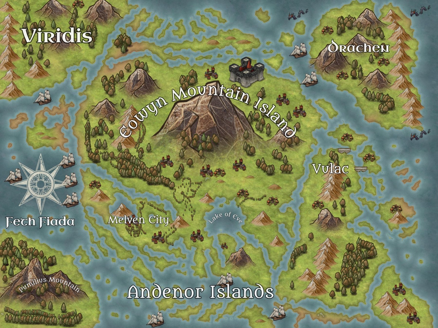 Map For My Harry Potter Fanfiction