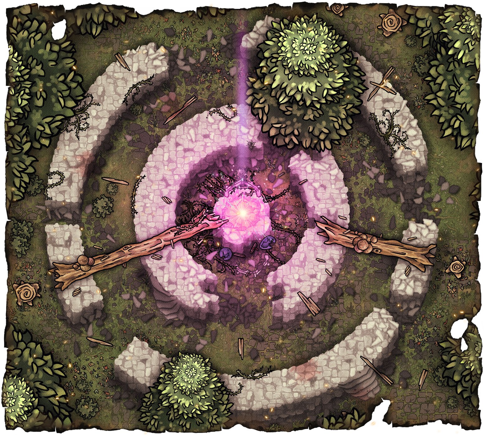 Enchanted Forest Ruins