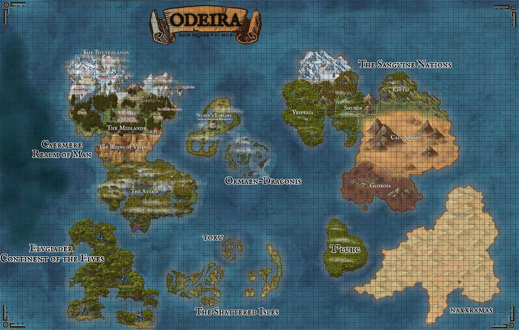 World Map for 5e Campaign