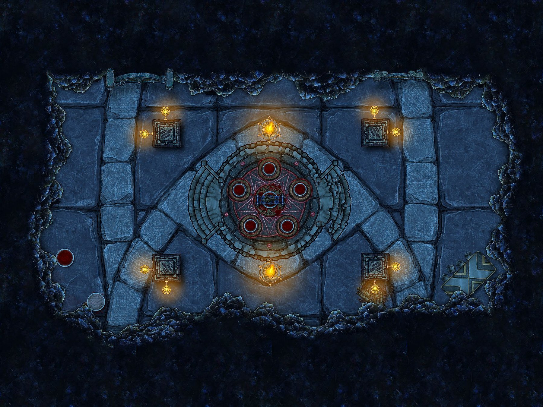 Duergar Underground Dungeon - Sacrificial Altar