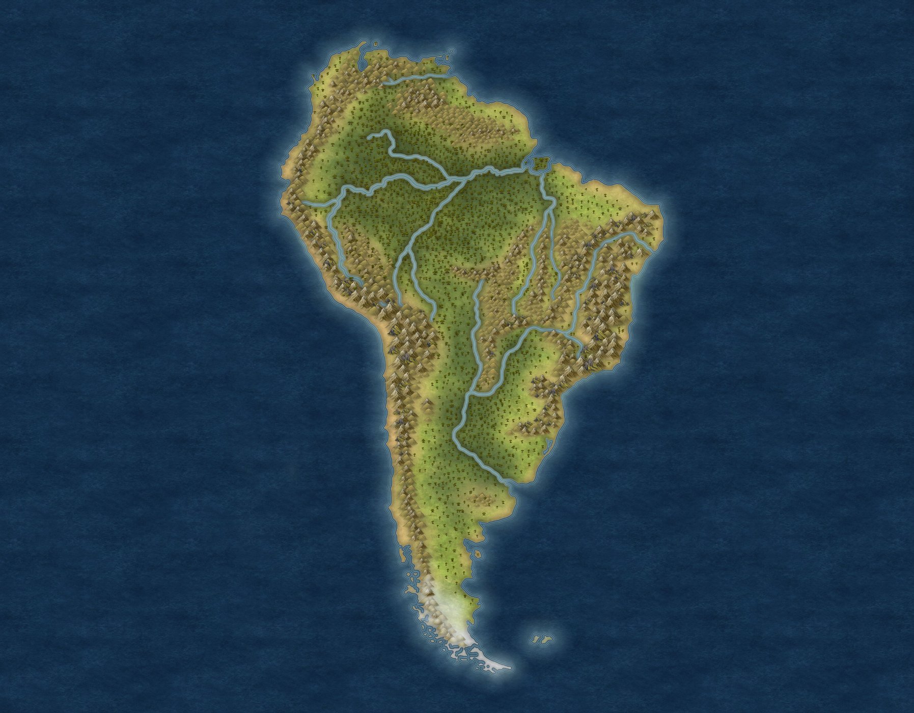 South America (wide)
