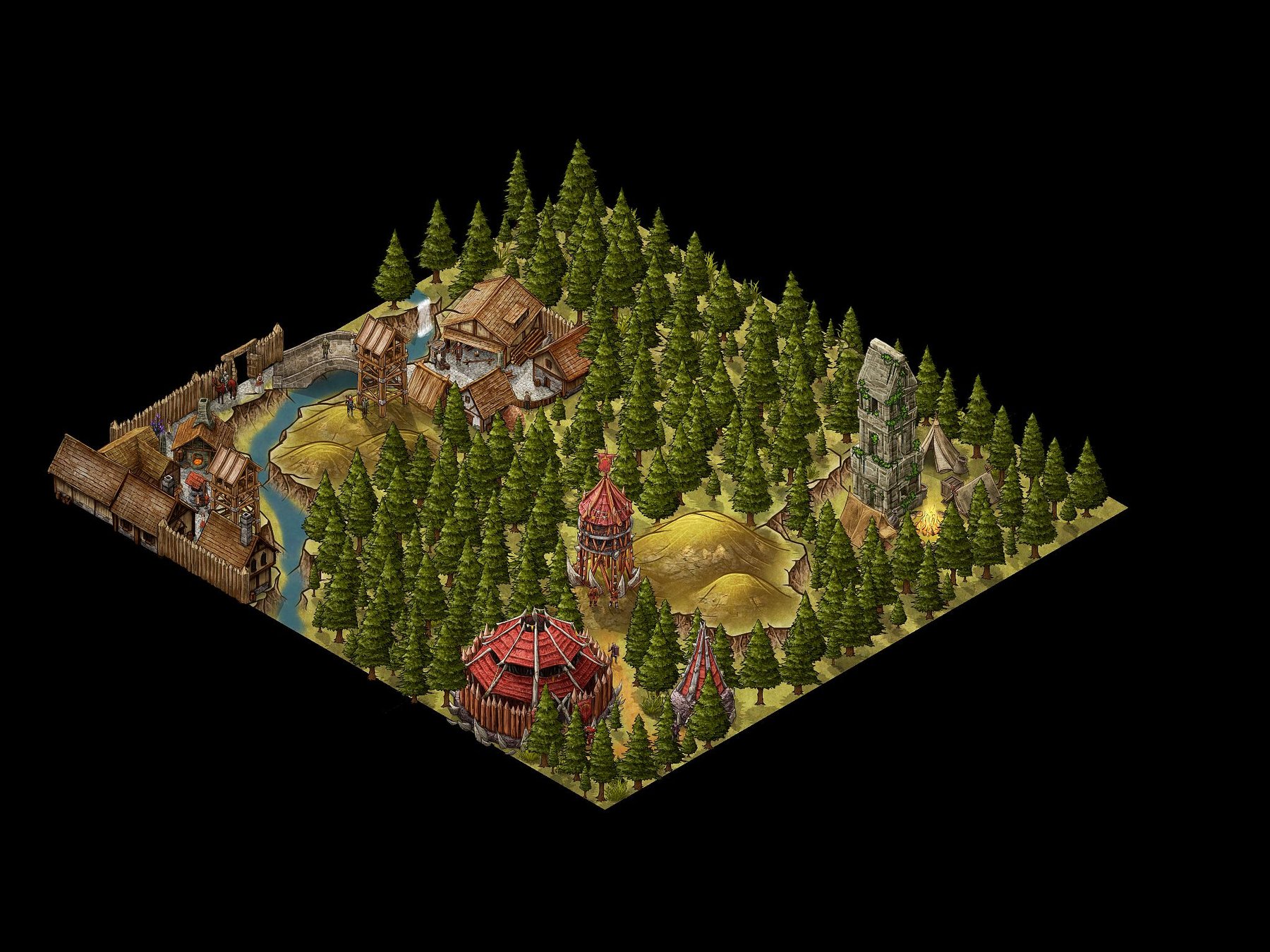 Isometric forest