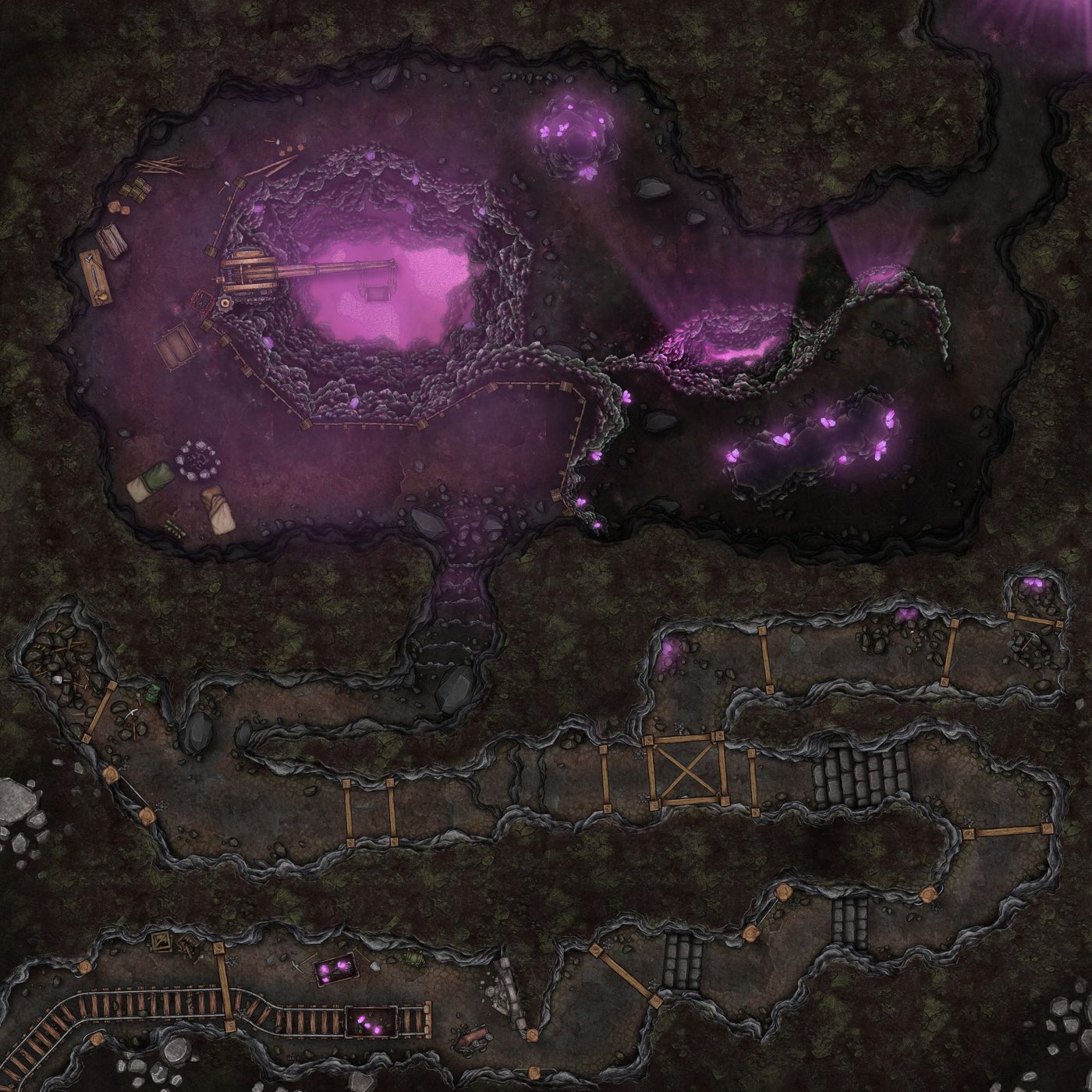 Underground - Abandoned Mine Terminus - the secret of the depths 1/2
