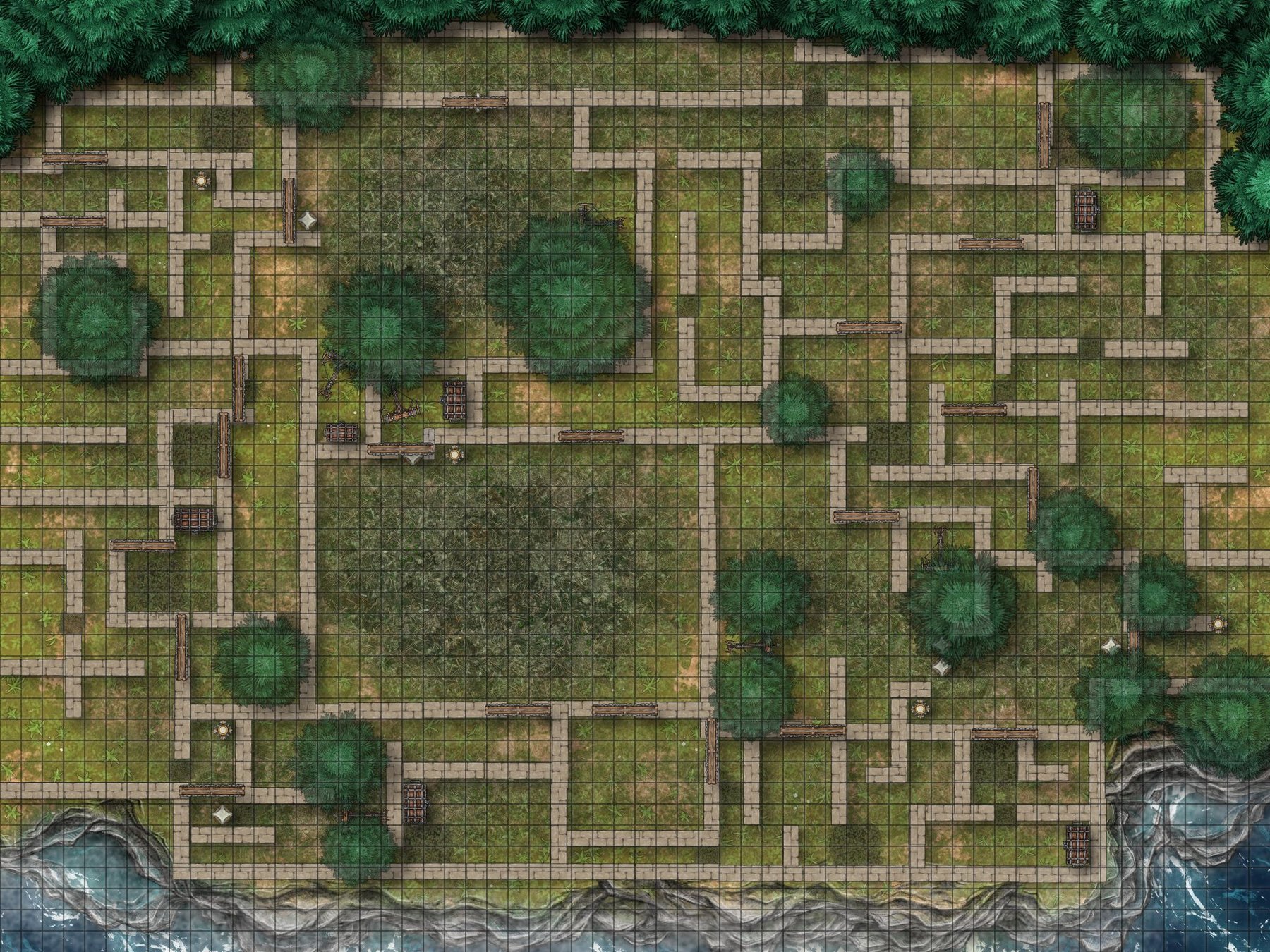 The Rosé Court Labyrinth
