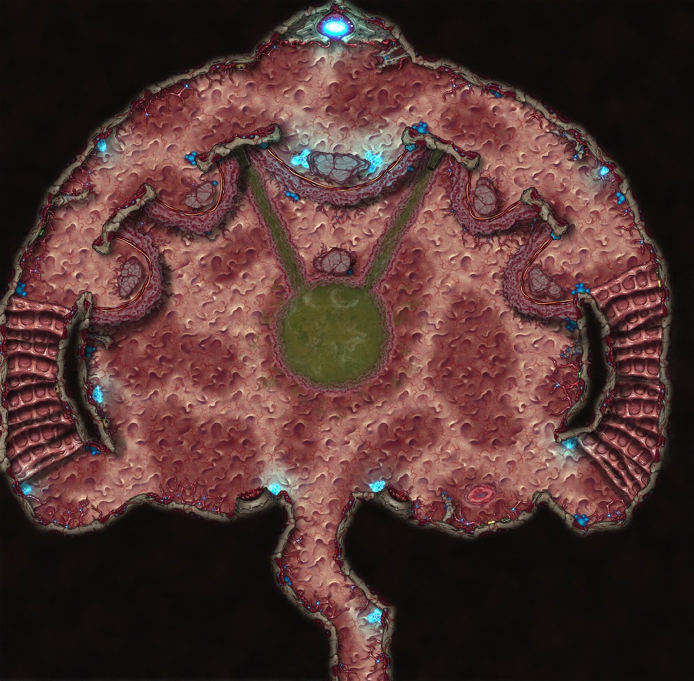 Alien Hive Ritual Chamber 25 x 25