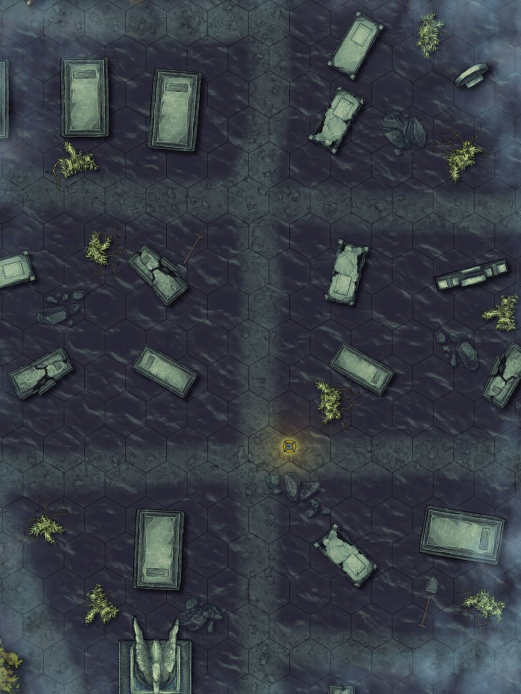 Scénario 3 : L'allée des tombes brisées