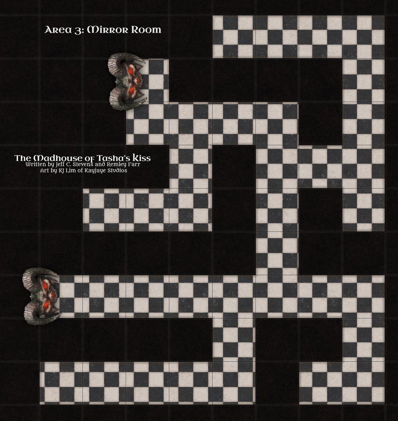 Area 3:  The Mirror Room (Grid)