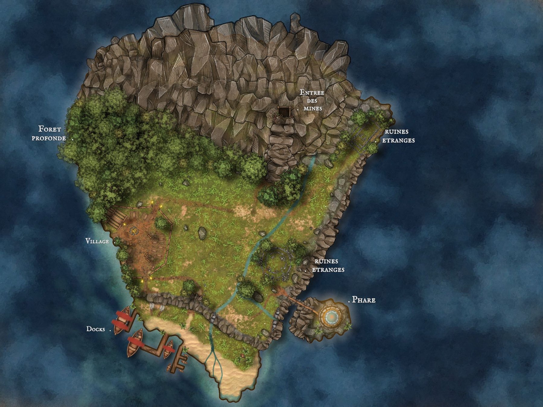 Random tiny island