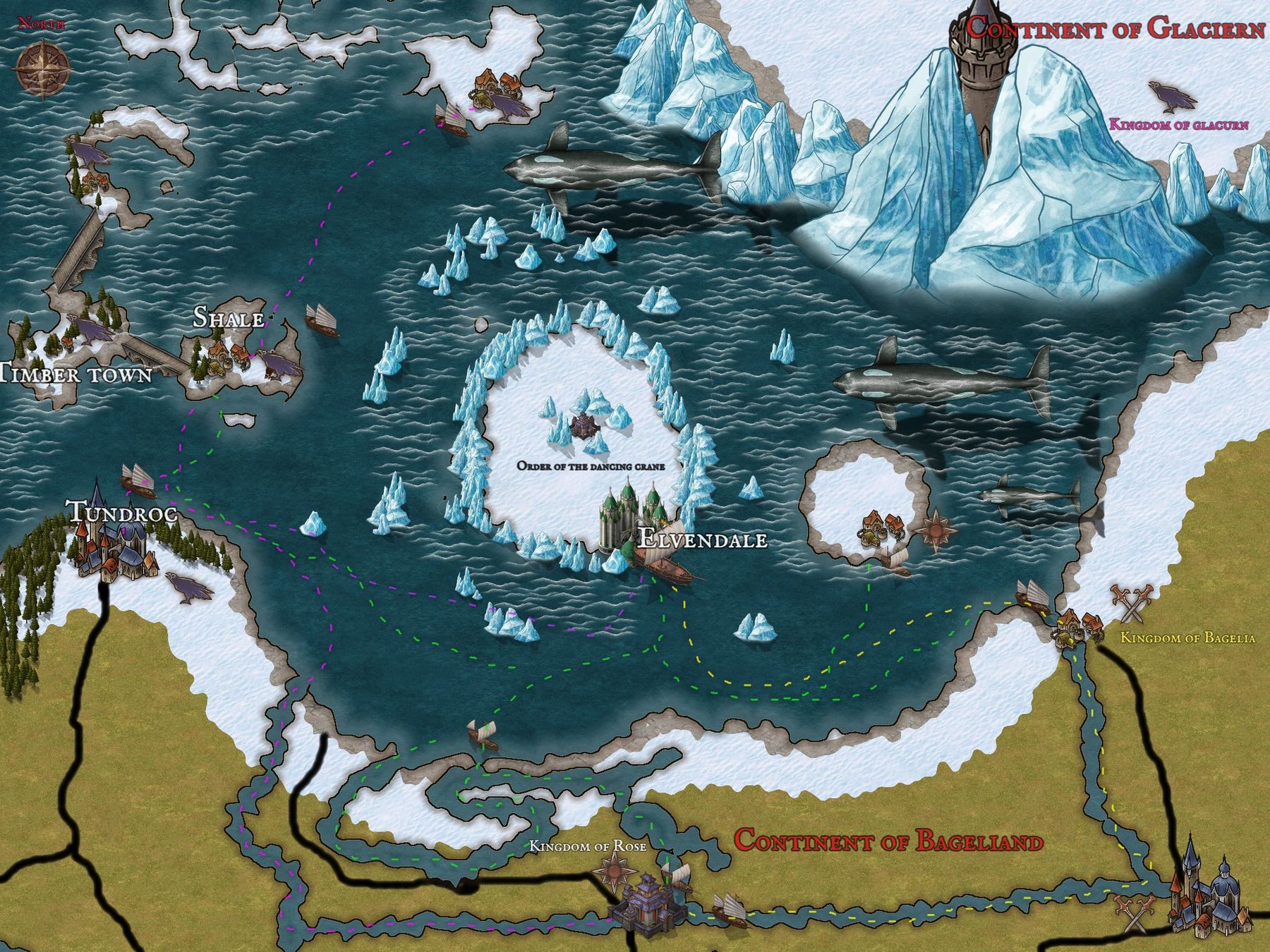 New continent map  DMs  view