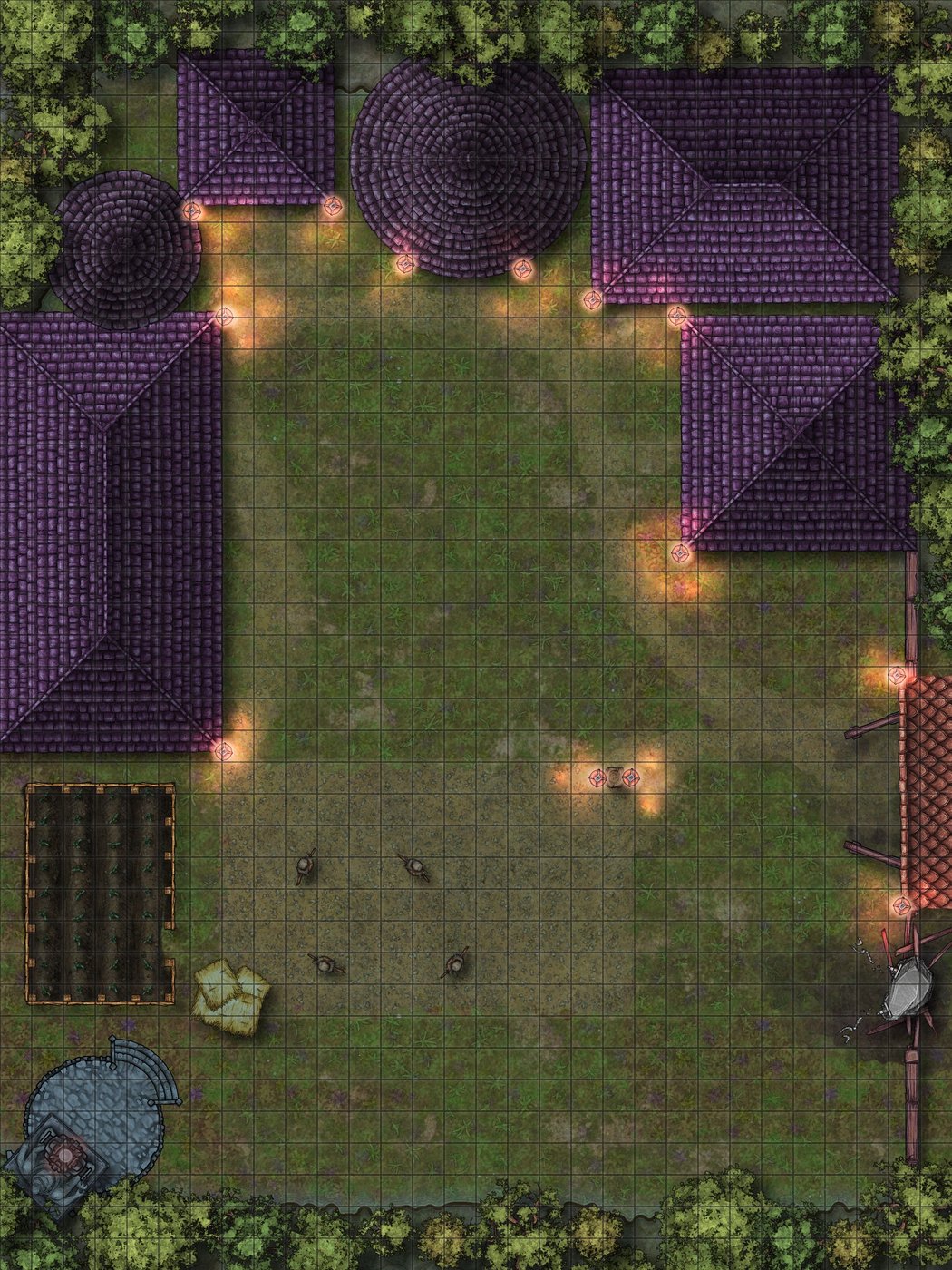 Shiumu Temple night time