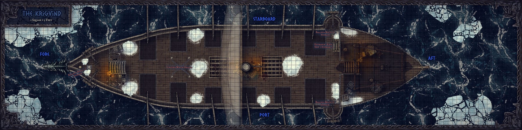 Frost Giant Ship (Krigsvind) 120x30