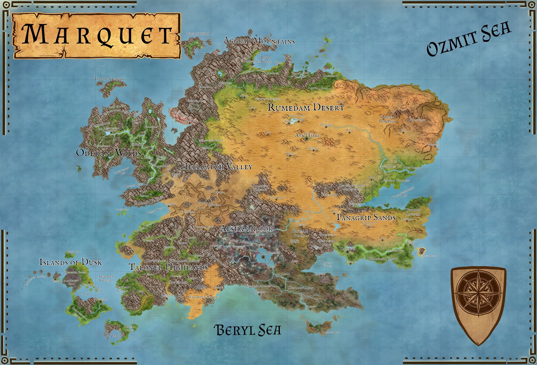 Map of Marquet