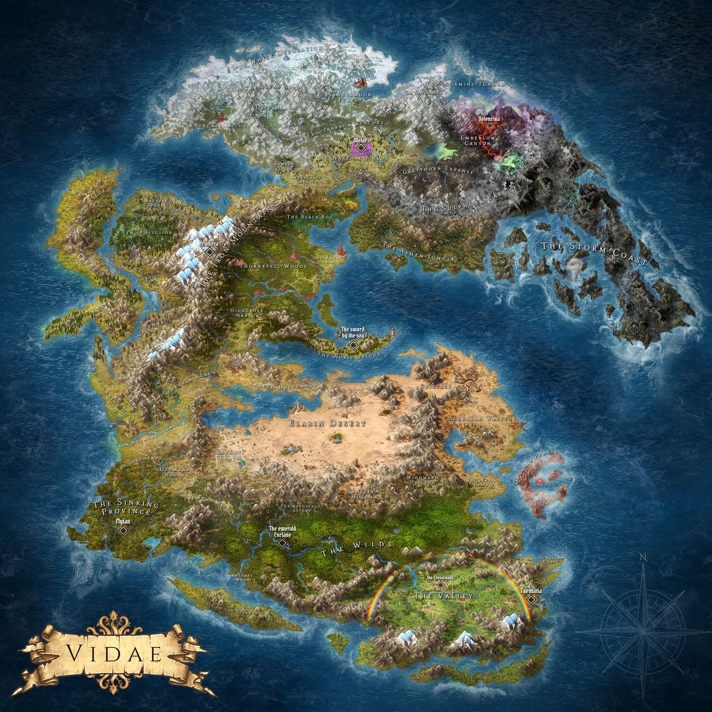 Vidae Worldmap