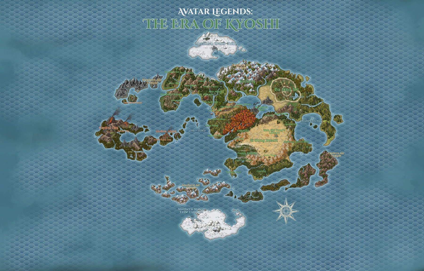 Avatar Legends World Map