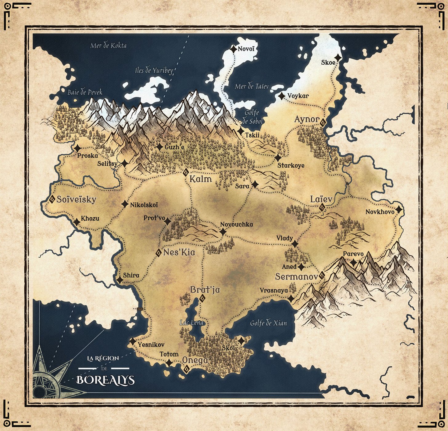 Regional Map of Borealys
