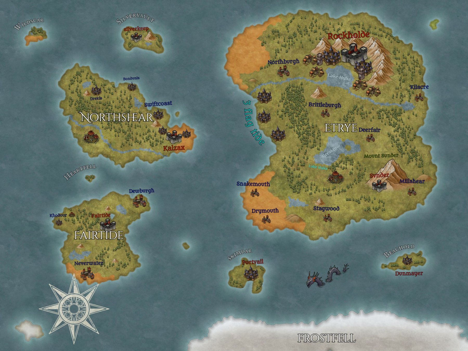 Map of Lumis