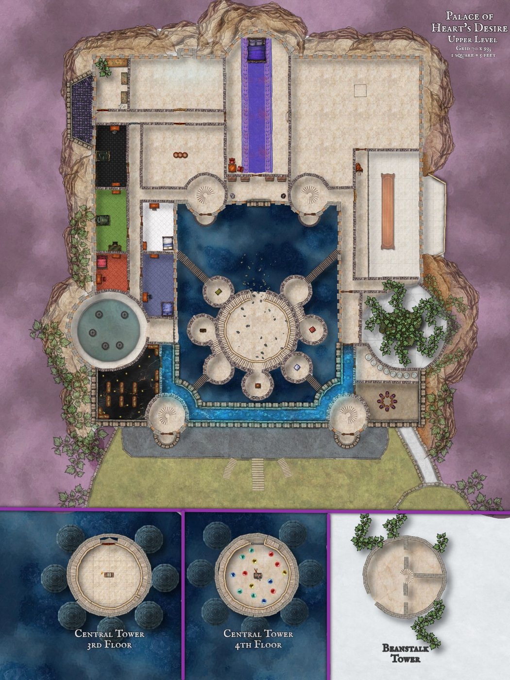 Palace of Heart's Desire, Upper Floor