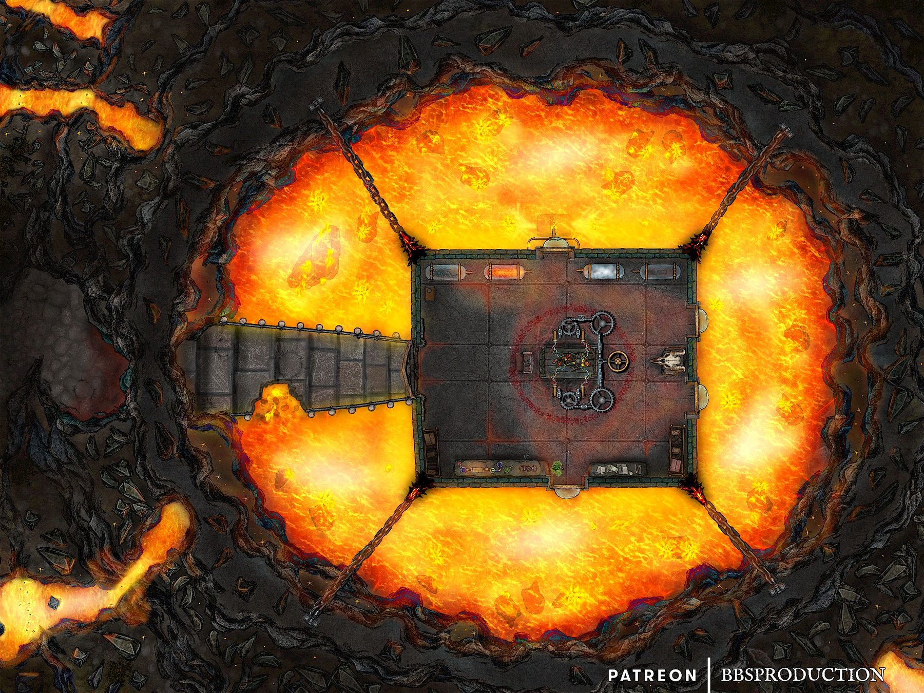 The Teifling with his Hellish Resistance has been working on a new golem........