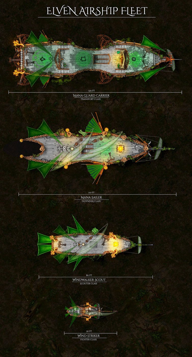 Elven Airship Fleet