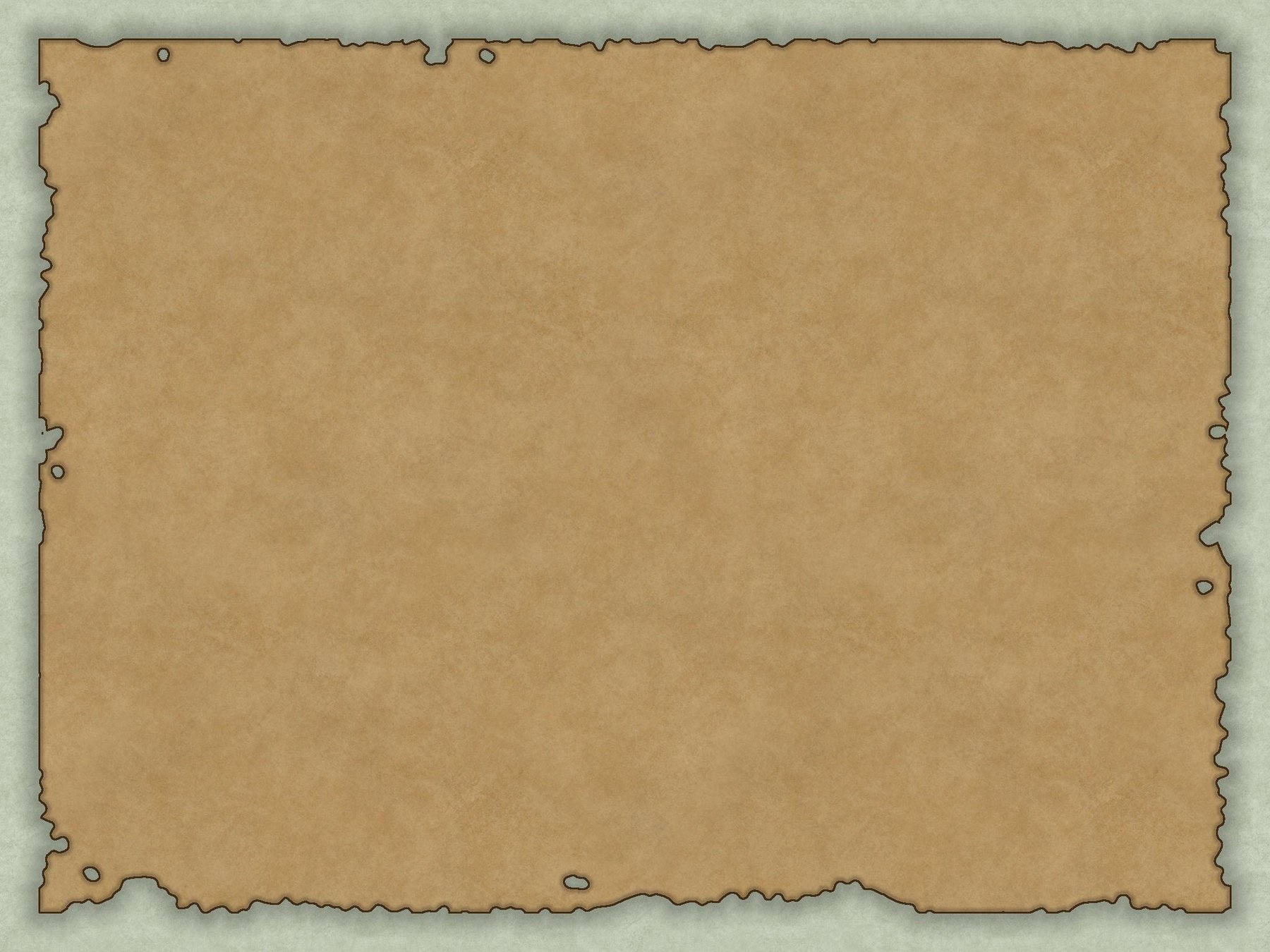 Tattered Map Template (Parchment World)