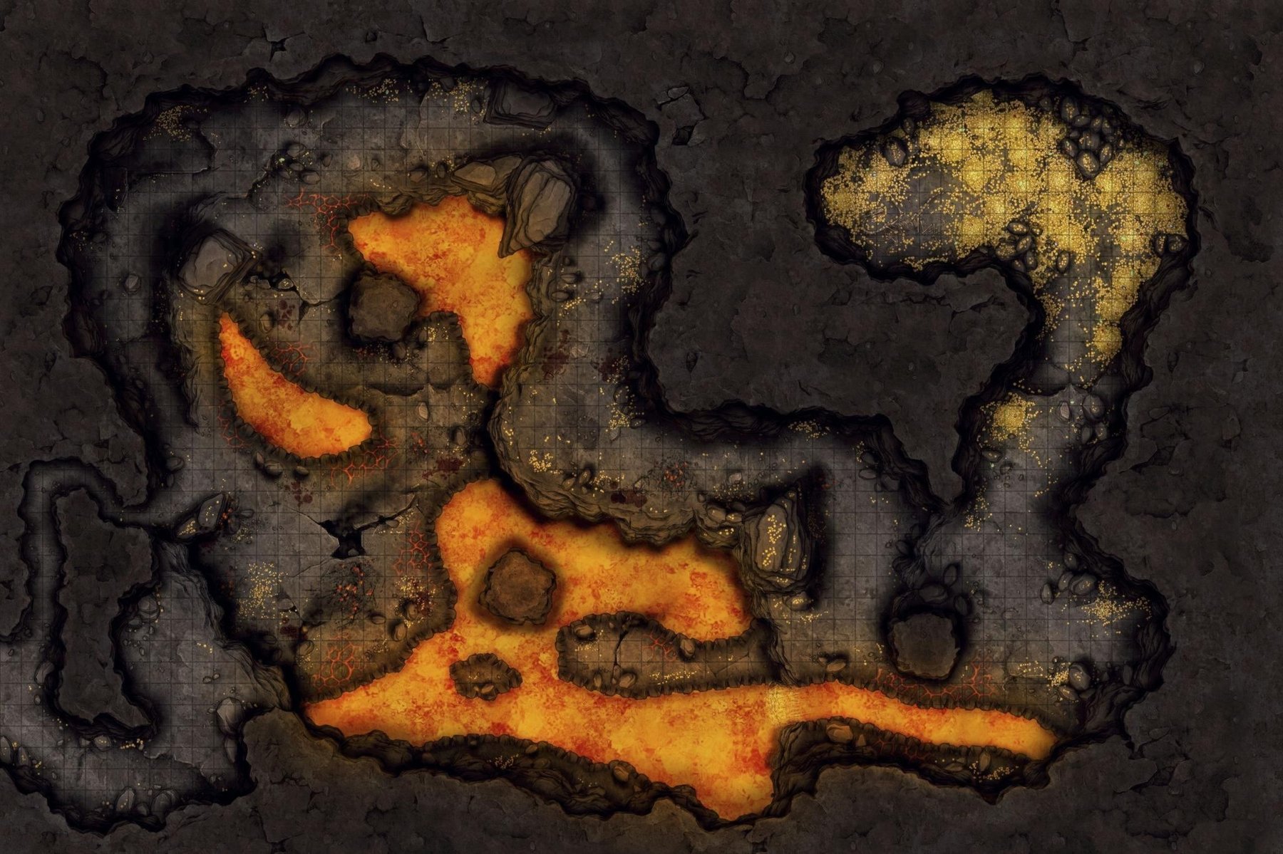 Red Dragon Lair (Shaded)