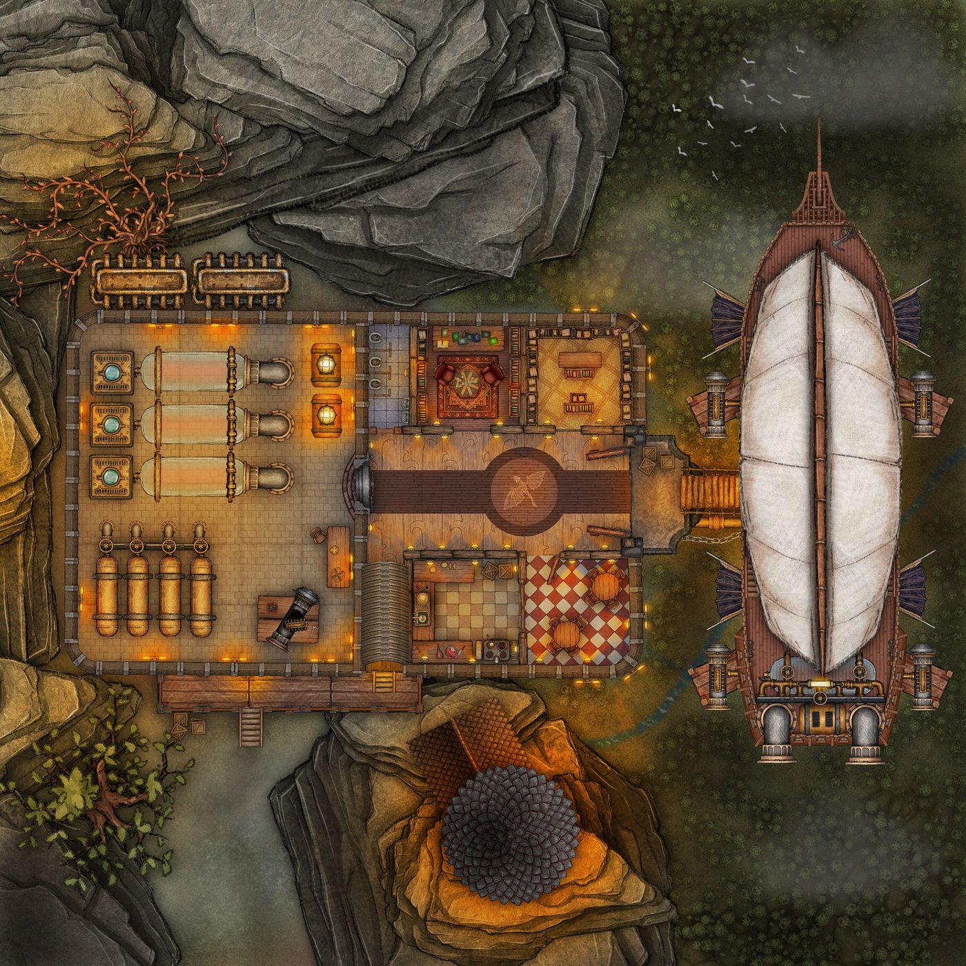 Airship Gas Station & Rest Stop