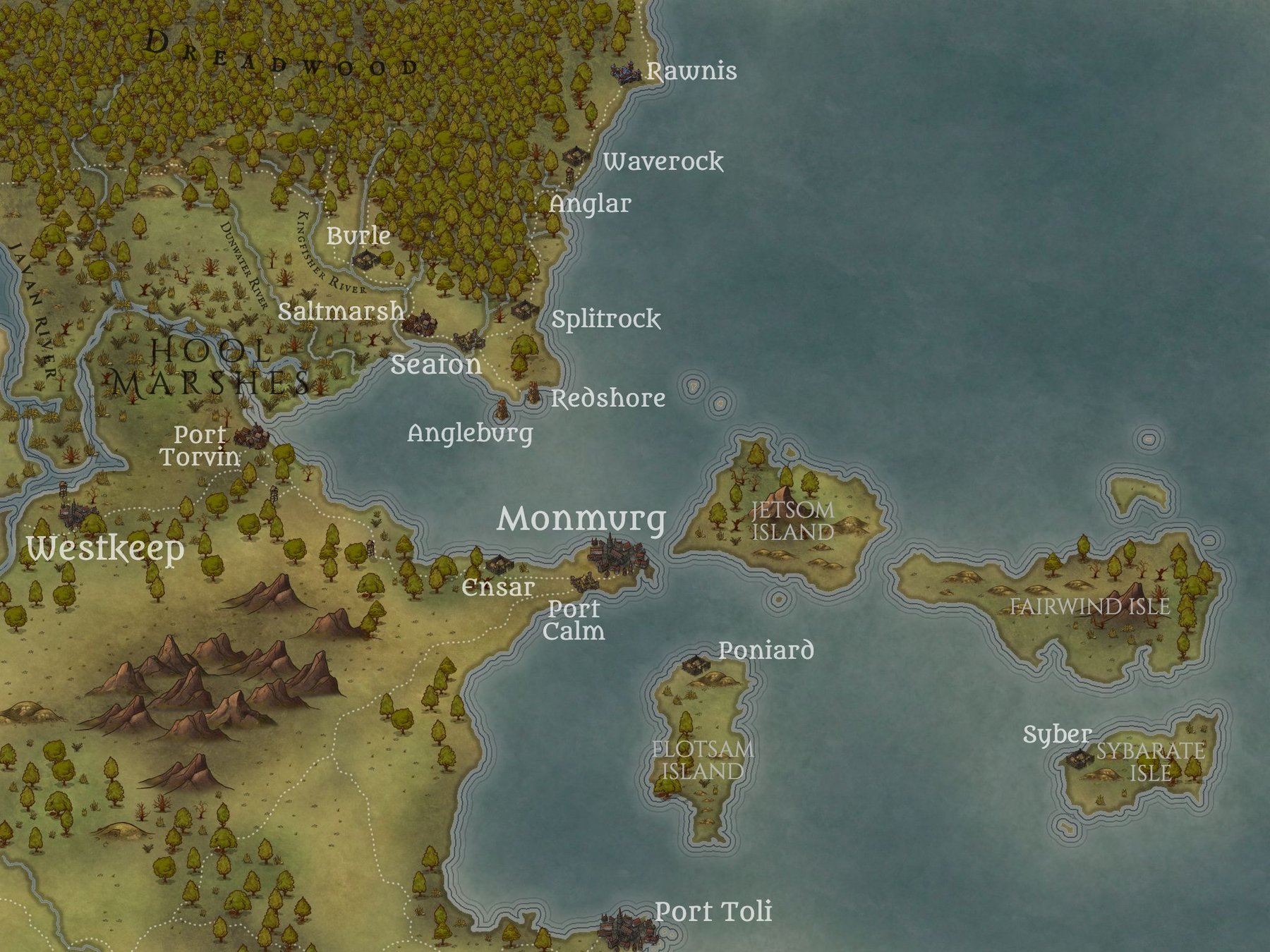 Saltmarsh Regional Map - DM