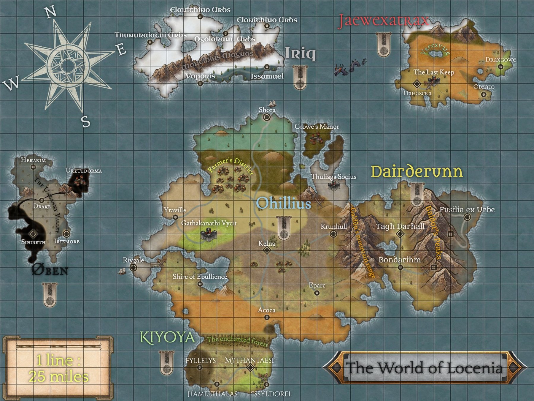 [D&D] World Map of Locenia 